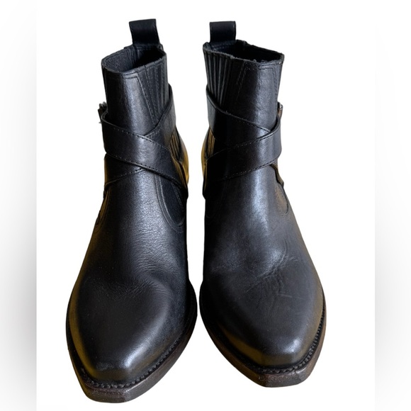 All Saints black ankle slide in Boots sz 36.5 (6.5-7) - Picture 1 of 7